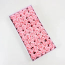 Vibrant red rose bath flower set bathroom decor soap flowers