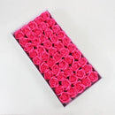 Vibrant red rose bath flower set bathroom decor soap flowers