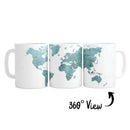 Vibrant World Map Mug