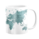 Vibrant World Map Mug