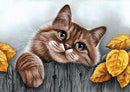 Village Cat CS205 15.8 x 11.8 inches Crafting Spark Diamond Painting Kit