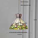 DecorBites™ Gray Glass LED Pendant Light Fixture with Adjustable Hang Lamp