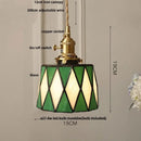 DecorBites™ Gray Glass LED Pendant Light Fixture with Adjustable Hang Lamp