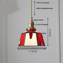 DecorBites™ Gray Glass LED Pendant Light Fixture with Adjustable Hang Lamp