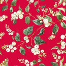 Vintage Berries and Leaves Wallpaper