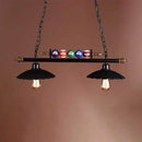 Black Brass Billiard Light