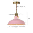 DecorBites™ Blue Iron Art LED Pendant Light, Nordic Modern Style for Home and Commercial Spaces