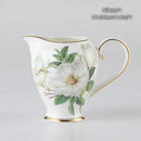 Vintage bone china milk jug with gold trim dining room creamer