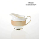 Vintage bone china milk jug with gold trim dining room creamer