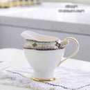 Vintage bone china milk jug with gold trim dining room creamer
