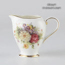 Vintage bone china milk jug with gold trim dining room creamer
