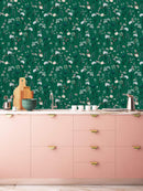 Vintage Botanical Flowers Wallpaper