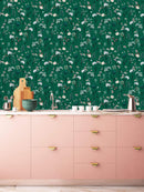 Vintage Botanical Flowers Wallpaper
