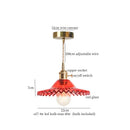 Vintage brass amber glass pendant light for kitchen island