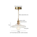 Vintage brass amber glass pendant light for kitchen island