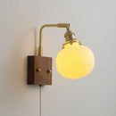 DecorBites™ Ceramic LED Wall Lights with Pull Chain Switch, Nordic Bedside Lamp for Home Decor