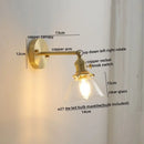 DecorBites™ Ceramic LED Wall Light with Pull Chain Switch for Bedroom Bathroom Living Room