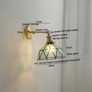 DecorBites™ Ceramic LED Wall Light with Pull Chain Switch for Bedroom Bathroom Living Room