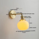DecorBites™ Ceramic LED Wall Light with Pull Chain Switch for Bedroom Bathroom Living Room
