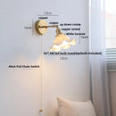 DecorBites™ Ceramic LED Wall Lights | Pull Chain Switch | Bedroom Mirror Fixture