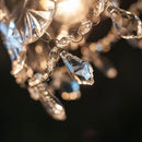 Vintage brass crystal glass led pendant light dining room decorbites