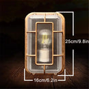 Vintage brass gas station canopy wall light outdoor security fixture
