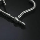 Vintage brushed nickel kitchen faucet with swivel spout
