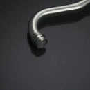 Vintage brushed nickel kitchen faucet with swivel spout