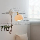 DecorBites™ Ceramic LED Wall Lamps - Minimalist Modern Nordic Design for Living Room, Bedroom, Mirror