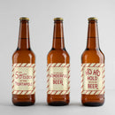 Vintage Christmas Beer Label Set