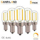 Vintage clear glass led filament night bulb bedroom dimmable light