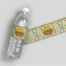 Vintage Dinosaurs Birthday Water Bottle Labels