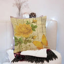 Vintage distressed peach skin 45x45cm throw pillow living room decor
