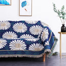 DecorBites™ Bohemian Cotton Plaid Sofa Blanket - Anti-Slip Knitted Decorative Home Cover