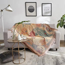 DecorBites™ Bohemian Cotton Plaid Sofa Blanket - Anti-Slip Knitted Decorative Home Cover