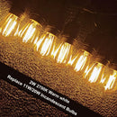 Vintage edison decorbites amber plastic bulbs 6-pack patio string light