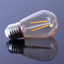 Vintage edison decorbites amber plastic bulbs 6-pack patio string light