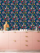 Vintage Floral Mix Wallpaper