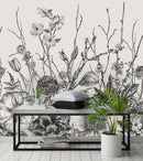 Vintage Floral Mix Wallpaper Mural