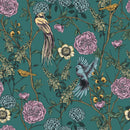 Voguish Vintage Flowers and Birds Wallpaper Smart