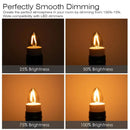 Vintage gold dimmable led filament edison candle light dining room bulb