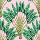 Vintage Green Banana Trees Wallpaper