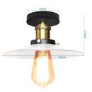 DecorBites™ Industrial Flush Mount Light for Home Decor in Bedroom, Kitchen, Living Room