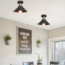DecorBites™ Industrial Flush Mount Light for Home Decor in Bedroom, Kitchen, Living Room