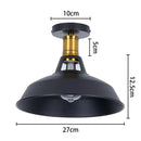 DecorBites™ Industrial Flush Mount Light for Home Decor in Bedroom, Kitchen, Living Room