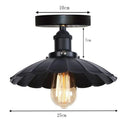 DecorBites™ Industrial Flush Mount Light for Home Decor in Bedroom, Kitchen, Living Room