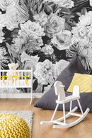 Vintage Large Floral Mix Wallpaper Mural