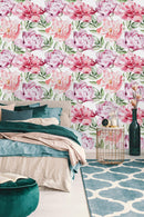 Vintage Large Peony Wallpaper
