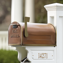 Vintage Look Handmade Copper Mailbox