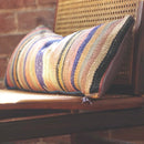 Woven Lumbar Pillow – Modern Textured Chair Accent